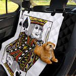 King Of Spades Playing Card Print Pet Car Back Seat Cover
