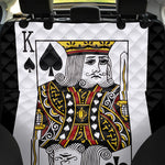 King Of Spades Playing Card Print Pet Car Back Seat Cover