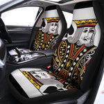 King Of Spades Playing Card Print Universal Fit Car Seat Covers