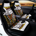 King Of Spades Playing Card Print Universal Fit Car Seat Covers