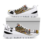 King Of Spades Playing Card Print White Sneakers