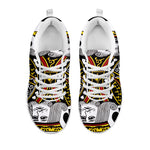 King Of Spades Playing Card Print White Sneakers
