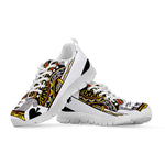 King Of Spades Playing Card Print White Sneakers