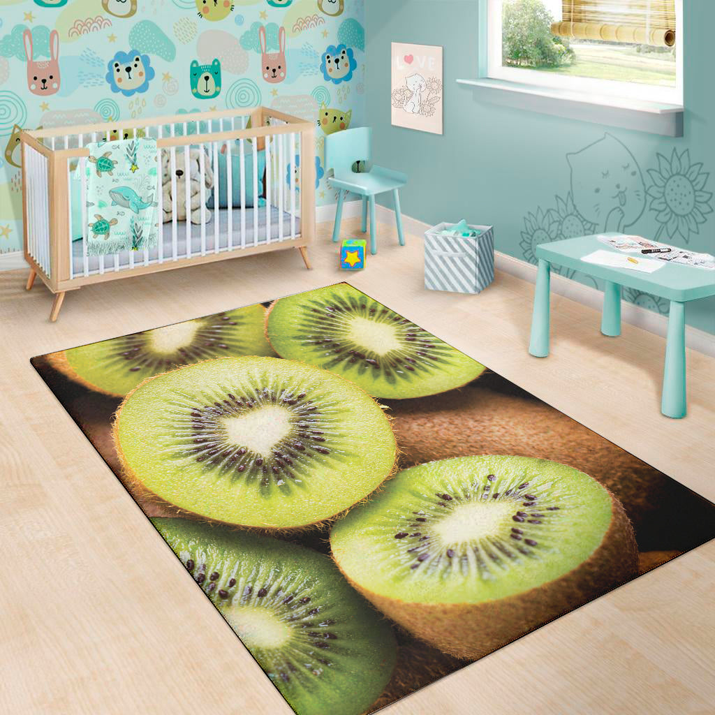 Kiwi 3D Print Area Rug