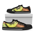 Kiwi 3D Print Black Low Top Sneakers