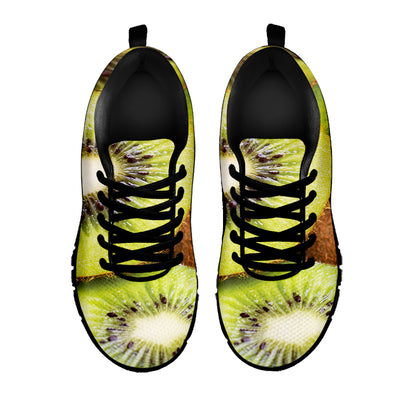 Kiwi 3D Print Black Sneakers