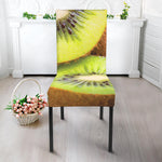 Kiwi 3D Print Dining Chair Slipcover