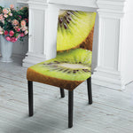 Kiwi 3D Print Dining Chair Slipcover