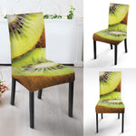Kiwi 3D Print Dining Chair Slipcover