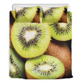 Kiwi 3D Print Duvet Cover Bedding Set