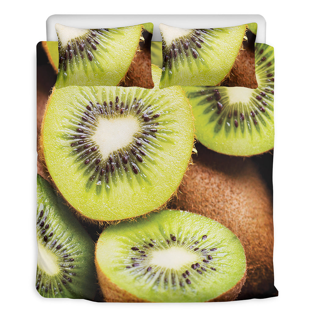 Kiwi 3D Print Duvet Cover Bedding Set