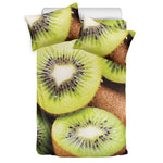 Kiwi 3D Print Duvet Cover Bedding Set