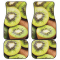 Kiwi 3D Print Front and Back Car Floor Mats