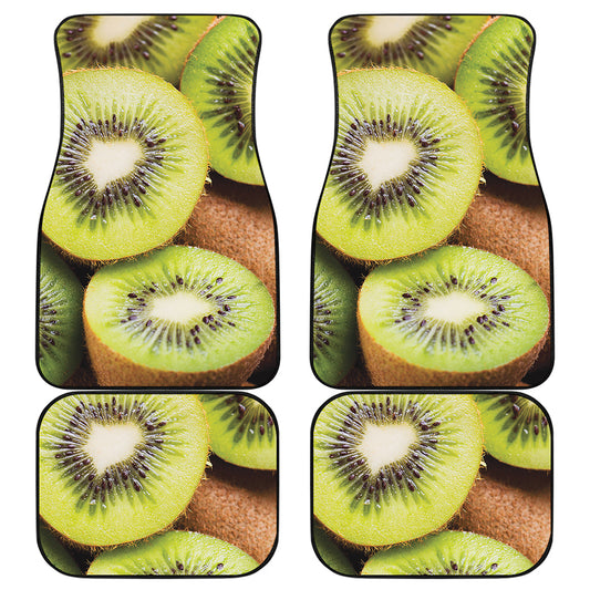 Kiwi 3D Print Front and Back Car Floor Mats