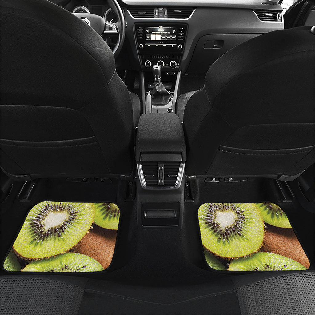 Kiwi 3D Print Front and Back Car Floor Mats