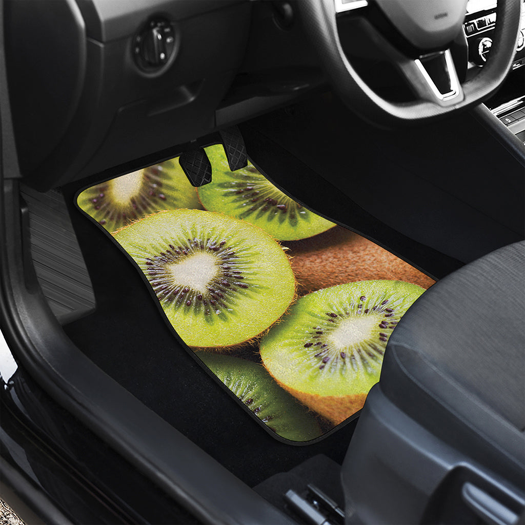 Kiwi 3D Print Front and Back Car Floor Mats