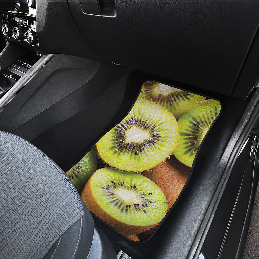 Kiwi 3D Print Front and Back Car Floor Mats