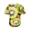 Kiwi 3D Print Men's Baseball Jersey