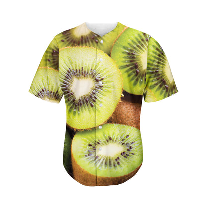 Kiwi 3D Print Men's Baseball Jersey