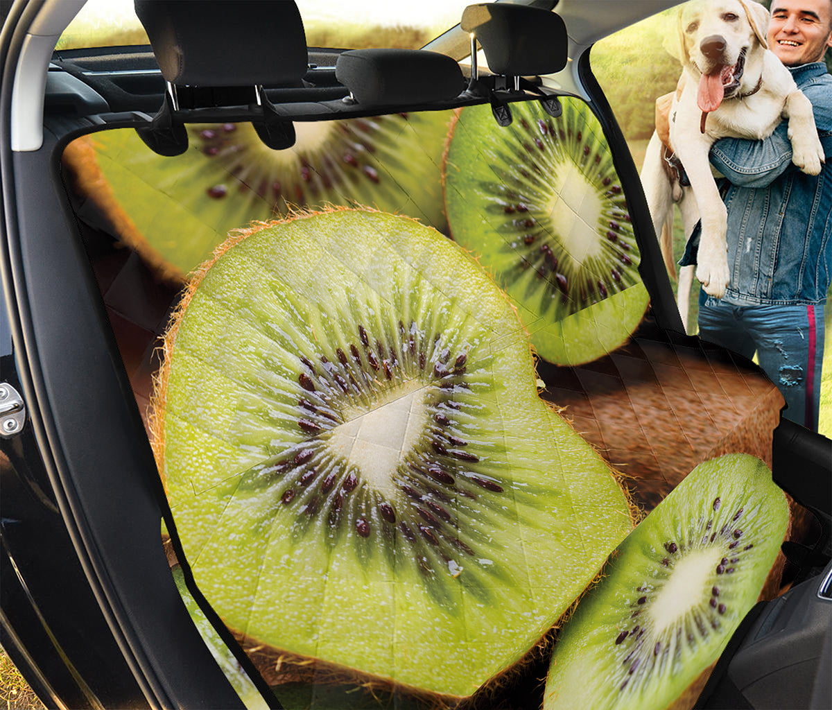 Kiwi 3D Print Pet Car Back Seat Cover