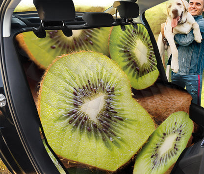 Kiwi 3D Print Pet Car Back Seat Cover
