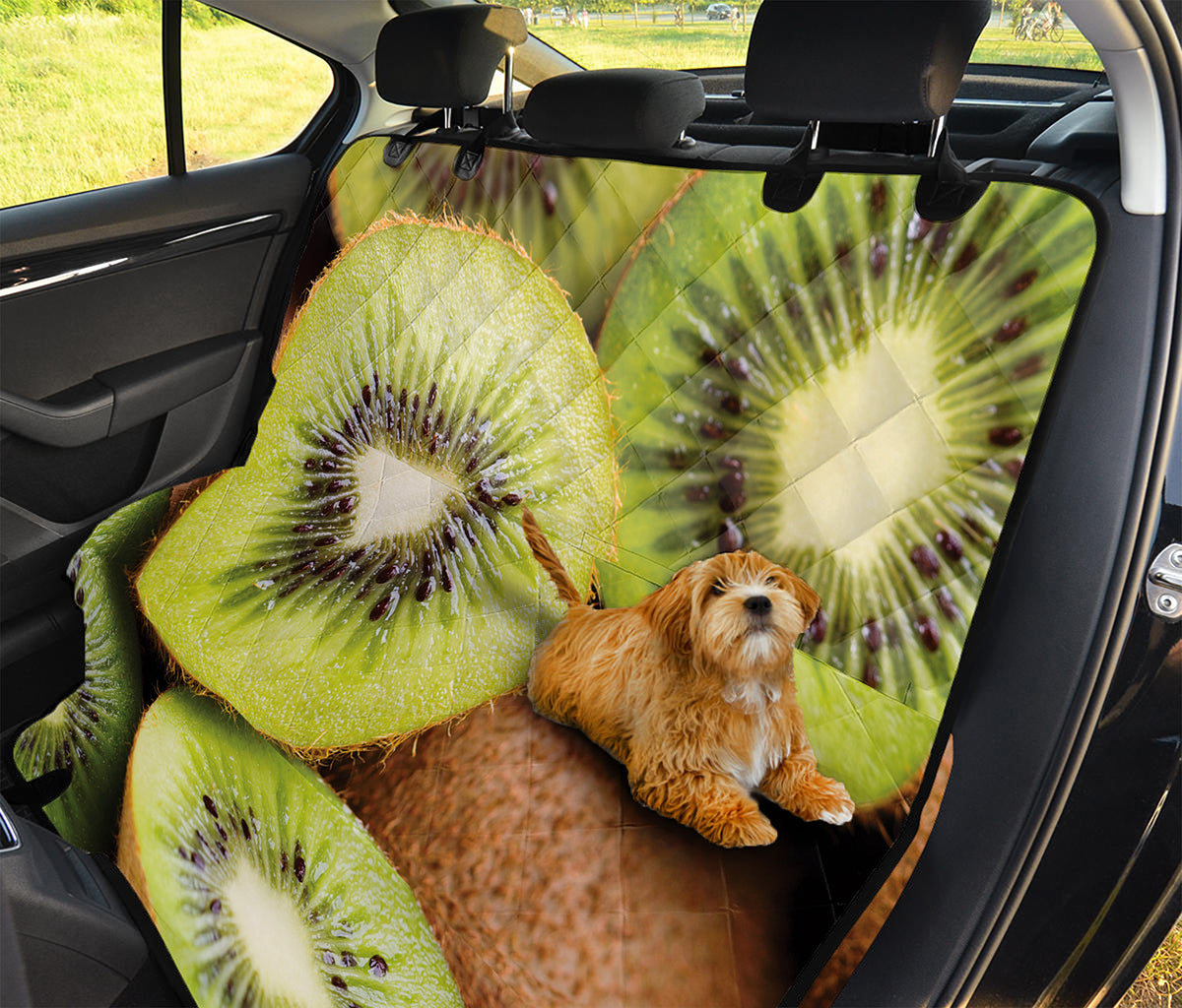 Kiwi 3D Print Pet Car Back Seat Cover