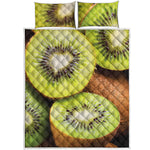 Kiwi 3D Print Quilt Bed Set