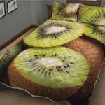 Kiwi 3D Print Quilt Bed Set