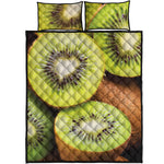 Kiwi 3D Print Quilt Bed Set