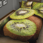 Kiwi 3D Print Quilt Bed Set