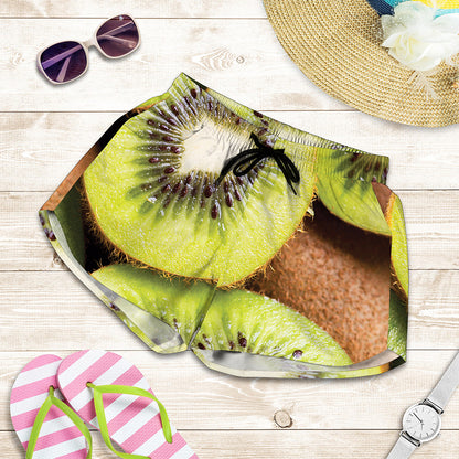 Kiwi 3D Print Women's Shorts