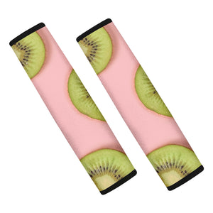 Kiwi Slices Pattern Print Car Seat Belt Covers