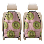 Kiwi Slices Pattern Print Car Seat Organizers