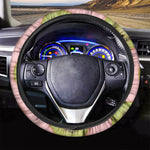 Kiwi Slices Pattern Print Car Steering Wheel Cover