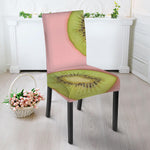 Kiwi Slices Pattern Print Dining Chair Slipcover