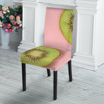 Kiwi Slices Pattern Print Dining Chair Slipcover