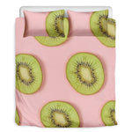 Kiwi Slices Pattern Print Duvet Cover Bedding Set