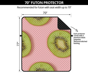 Kiwi Slices Pattern Print Futon Protector