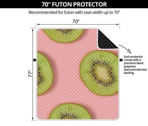 Kiwi Slices Pattern Print Futon Protector