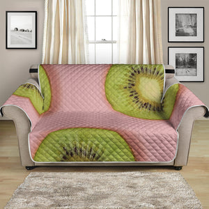 Kiwi Slices Pattern Print Loveseat Protector