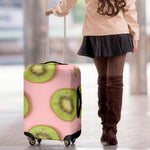 Kiwi Slices Pattern Print Luggage Cover