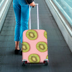 Kiwi Slices Pattern Print Luggage Cover