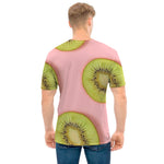 Kiwi Slices Pattern Print Men's T-Shirt