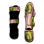Kiwi Slices Pattern Print Muay Thai Shin Guard