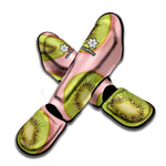 Kiwi Slices Pattern Print Muay Thai Shin Guard