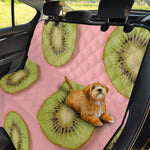 Kiwi Slices Pattern Print Pet Car Back Seat Cover