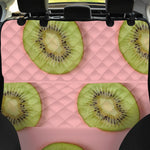 Kiwi Slices Pattern Print Pet Car Back Seat Cover