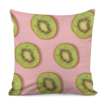 Kiwi Slices Pattern Print Pillow Cover