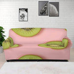 Kiwi Slices Pattern Print Sofa Cover