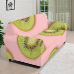 Kiwi Slices Pattern Print Sofa Cover